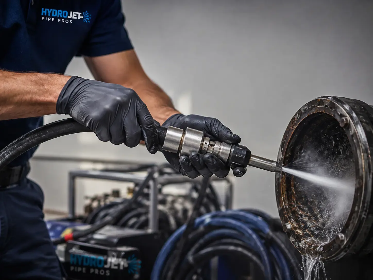 Hydro Jet Pipe Descaling in California